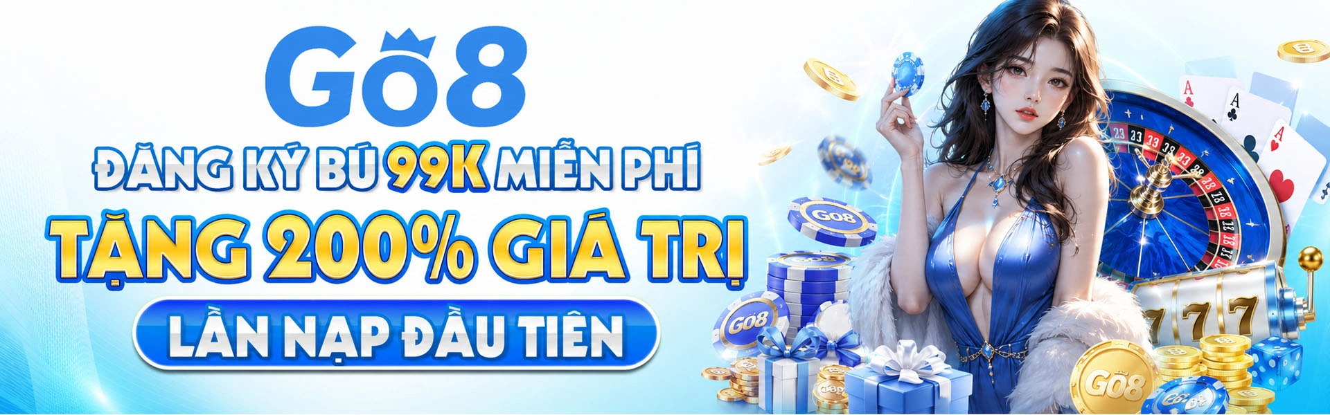 Banner GO8 về cổng thông tin giải trí trực tuyến