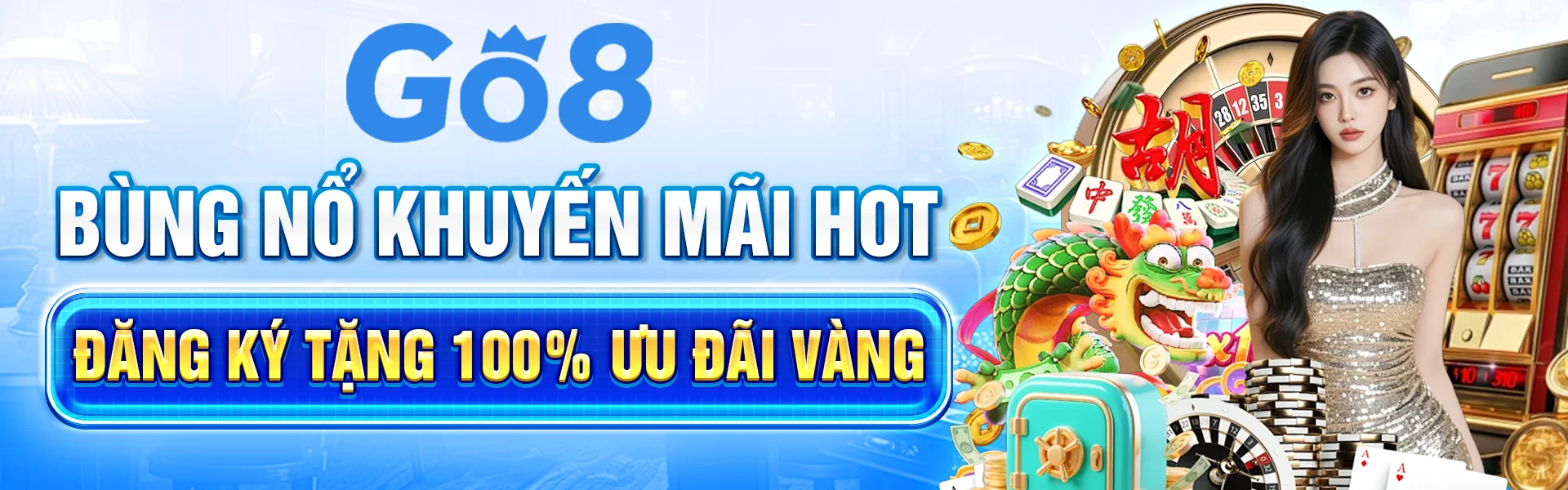 Banner GO8 về ứng dụng và nội dung di động